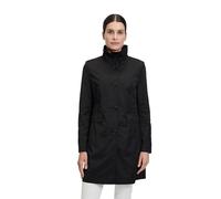 Gil Bret Women's Summer Coat with Stand-Up Collar, jet black, 16