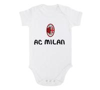 GIL S.R.L. Body 18-24 AC Milan Bodysuit, Bianco, Regular