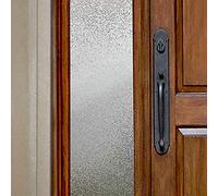 Gila 50146414 Decorative Privacy Ice Chips Film-12 x6.5' Sidelight Window Film, 12" x 6.5'