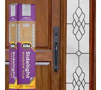 Gila® Lasalle Sidelights Entryway Decorative Window Film DIY Static Cling, 1ft x 6ft (12in x 72in) (6 sq Ft)