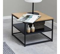 Gila Side Table - Square - Oak and Black