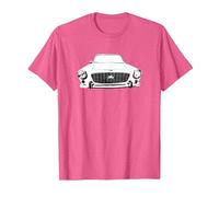 Gilbern Invader Mk2 1970s British Classic car Black/White T-Shirt, Men, Pink Heather, X-Large