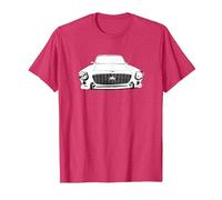Gilbern Invader Mk2 1970s British Classic car Black/White T-Shirt, Men, Red Heather, XX-Large