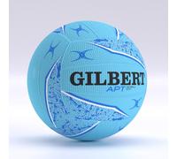 Gilbert APT Training Netball, All Blue, Size 4