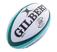 Gilbert Atom Rugby Match Ball – Size 5 – Green – Conforms to World Rugby specifications