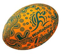 Gilbert Australia Wallabies Indigenous Rugby Ball Supporter Size 5 Officially Licensed