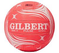 Gilbert Boys Pulse Match Net Ball - Pink/White, Size 4