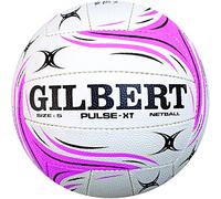 Gilbert Boys Pulse XT Match Net Ball - White/Pink/Black, Size 5