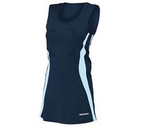 Gilbert Eclipse II Netball Dress (Navy/Sky, 10)