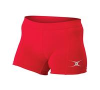 Gilbert Eclipse II Netball Shorts - Red (X-Small)