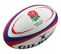 Gilbert England Rugby Replica Ball WhiteRed Mini