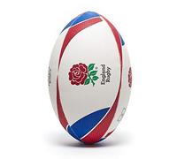 Gilbert England Supporter Rugby Ball [White/Red/Blue] Size 5