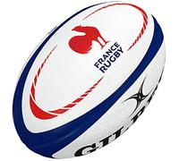 Gilbert France Replica Ball - Rugby - Durable - Size 5 - Great For Rugby Fans - Standard Grip