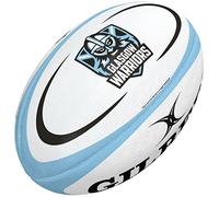 Gilbert Glasgow Warriors Rugby Sponge Ball Keyring