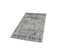 Gilbert Grey & Navy Abstract Small Rug, (L)150Cm X (W)80Cm