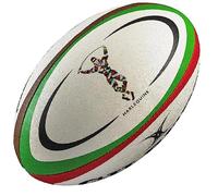 Harlequins Official Replica Rugby Ball - White/Green/Brown/Navy - size 5