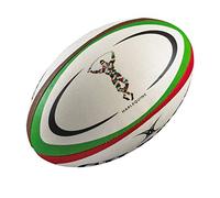 Gilbert Harlequins Mini Replica Rugby Ball White