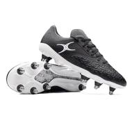 Gilbert Icon Vapour 8 Stud Soft Ground Rugby Boots - Black UK 9.5