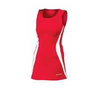 GILBERT Junior Eclipse Netball Dress, Red/White, XS