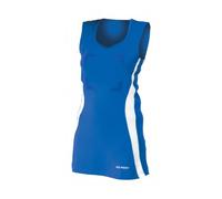 GILBERT Ladies Eclipse Netball Dress, Royal/White, XXL