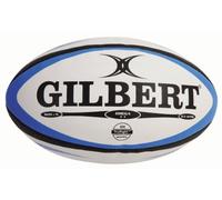 Gilbert Men's Omega Match Rugby Ball - Blue/Black, Size 3