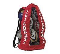 Gilbert Men's Rugby Breathable Ball Carrier for 12 Balls - Red