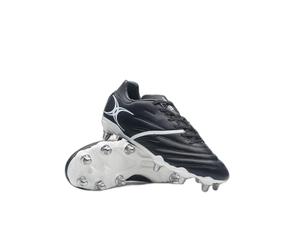 Gilbert Mens Sidestep X20 Power Adults Soft Ground Football Boots Black/white 7