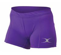 Gilbert Netball Eclipse Lycra Shorts (Purple Medium)