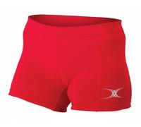 Gilbert Netball Eclipse Lycra Shorts (Red Medium)