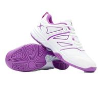 Gilbert Netball Volt Netball Trainer Shoes - White Purple UK 9.5