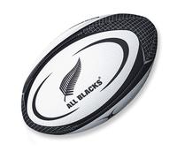 GILBERT New Zealand All Blacks Replica Rugby Ball [white/black] MIDI