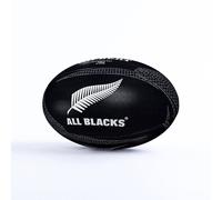 Gilbert New Zealand Supporter Rugby Ball - Black Size 4