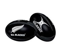 Gilbert New Zealand Supporter Rugby Ball - Black Size 4