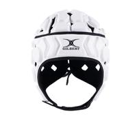 Gilbert Octane Rugby Headguard Scrum Cap Protection - Junior - White black - Small Junior