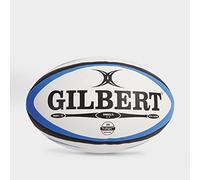 Gilbert Omega Rugby Ball White/Blue Size 4