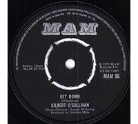 Gilbert O'Sullivan - GILBERT O'SULLIVAN Get Down UK 7" 45
