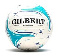 Gilbert Phoenix Netball Match Ball - Teal - (Size 5)