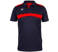 Gilbert Photon Mens Polo Dark Navy & Red (2XL)