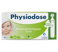Gilbert Physiodose Sterile Physiological Serum 40 Vegetable Single Doses
