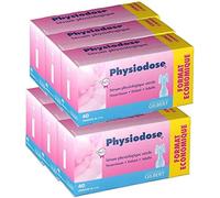 Gilbert | Physiological Serum | Nasal Hygiene | Ear Rinse | Washing Wounds | Humidifying Action | Set of 6 Boxes of 40 x 5 ML