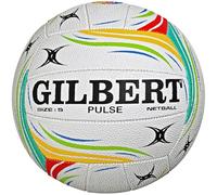 Gilbert Pulse Match Netball White/multi Size 4