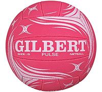 Gilbert Pulse Netball - Size 5 Pink and White