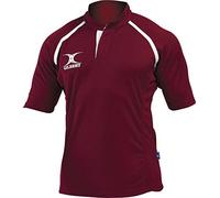 Gilbert Rugby Shirt Xact Ii Monochrome Maroon 2xl