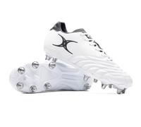 Gilbert Rugby Sidestep Icon 8 Stud Soft Ground Boots - White UK 10