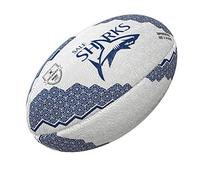 GILBERT Sale Sharks rugby supporter ball size 5