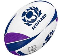 Gilbert scotland supporter rugby ball [white/purple] size 5