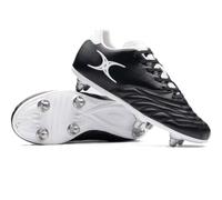 Gilbert Sidestep Icon 6 Stud Soft Ground Junior Rugby Boots UK 2 Black