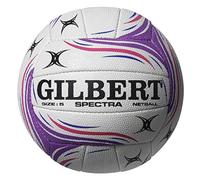 Gilbert SPECTRA MATCH NETBALL - White/Purple (Size 4)