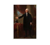 Gilbert Stuart Painter's《George Washington N》Art Poster Wall Art Canvas Prints Hanging Picture Home Decors Idea 16x24inch(40x60cm)