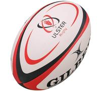 Gilbert Ulster Rugby Replica Ball, Size 5, Red & Black, Red & Black, Size 5